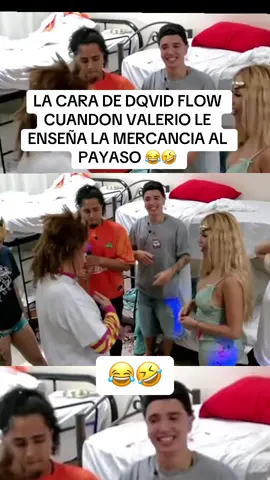 El David flow bien asustado después de mirar al valerio traumas al Payazo 😂🤣💀 #davidflow #joao #LCDY2 