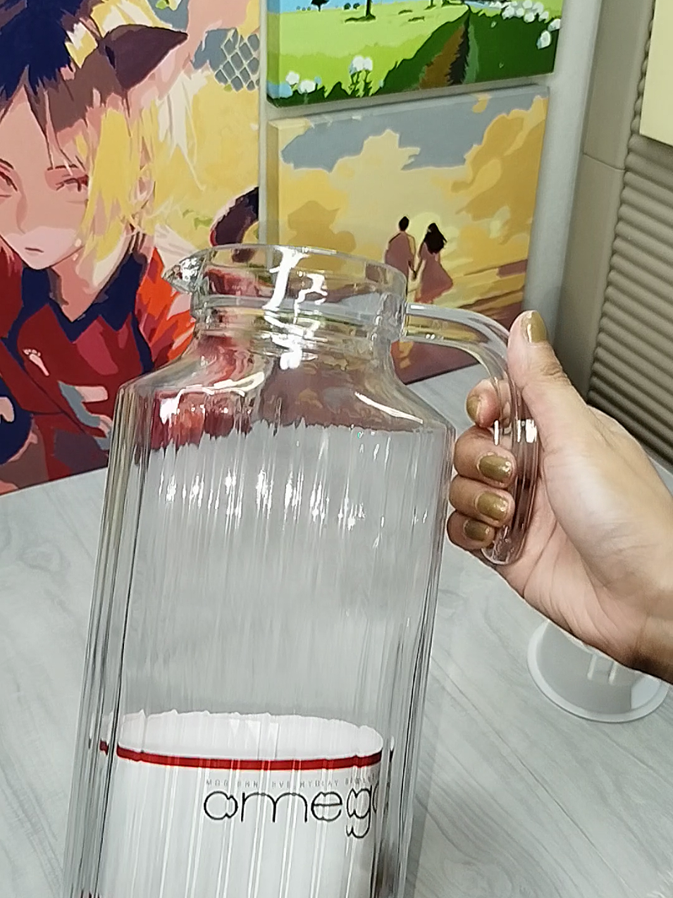 Makapal yung pgka glass pati yung pagbalot ni seller sobrang secure, di tinipid sa bubble wrap ✨ #omega #pitcher #glasspitcher #kitchenware #tableware 