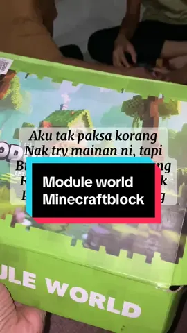 Moduleworld ni best sangat bila ada dekat rumah #Minecraft #moduleworld #minecraftblock #mainananak #mainanblok 