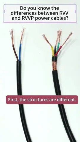 #electrician Do you know the difference between RVV and RVVP power Cables⁉️❓#knowledge #electricians #wiring #tips #cable #fyp #wire #electrical #different #electric 