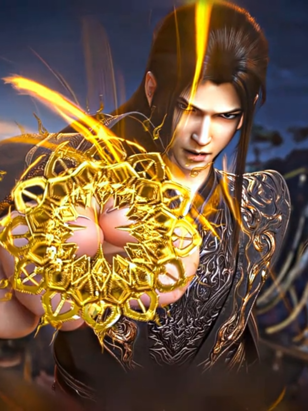 萧炎斗圣出关第一战，佛怒轮回！ #斗破苍穹 #btth #恭迎斗圣萧炎登场 #donghua #donghuaedit 