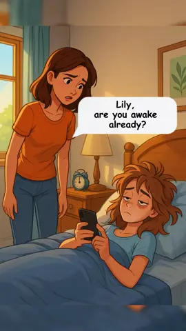 Scrolling the Phone Right After Waking Up📱😅#english #learnenglish#phone #unitedstates #fyp