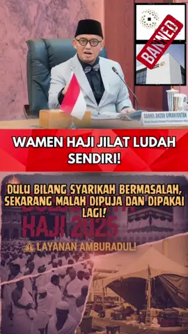 Dulu bilang bermasalah, sekarang dipuja seperti pahlawan. Wamen Dahnil benar-benar jilat ludah sendiri! Dari delapan syarikah bermasalah, dua dipilih lagi untuk ngurus jutaan umat. Ini bukan reformasi, tapi rekayasa! Umat jangan mau dibohongi drama panggung kekuasaan! #layananhajiburuk #WamenJilatLudahSendiri #DramaHaji2026 #UmatJanganDibohongi #BongkarSyarikahBermasalah