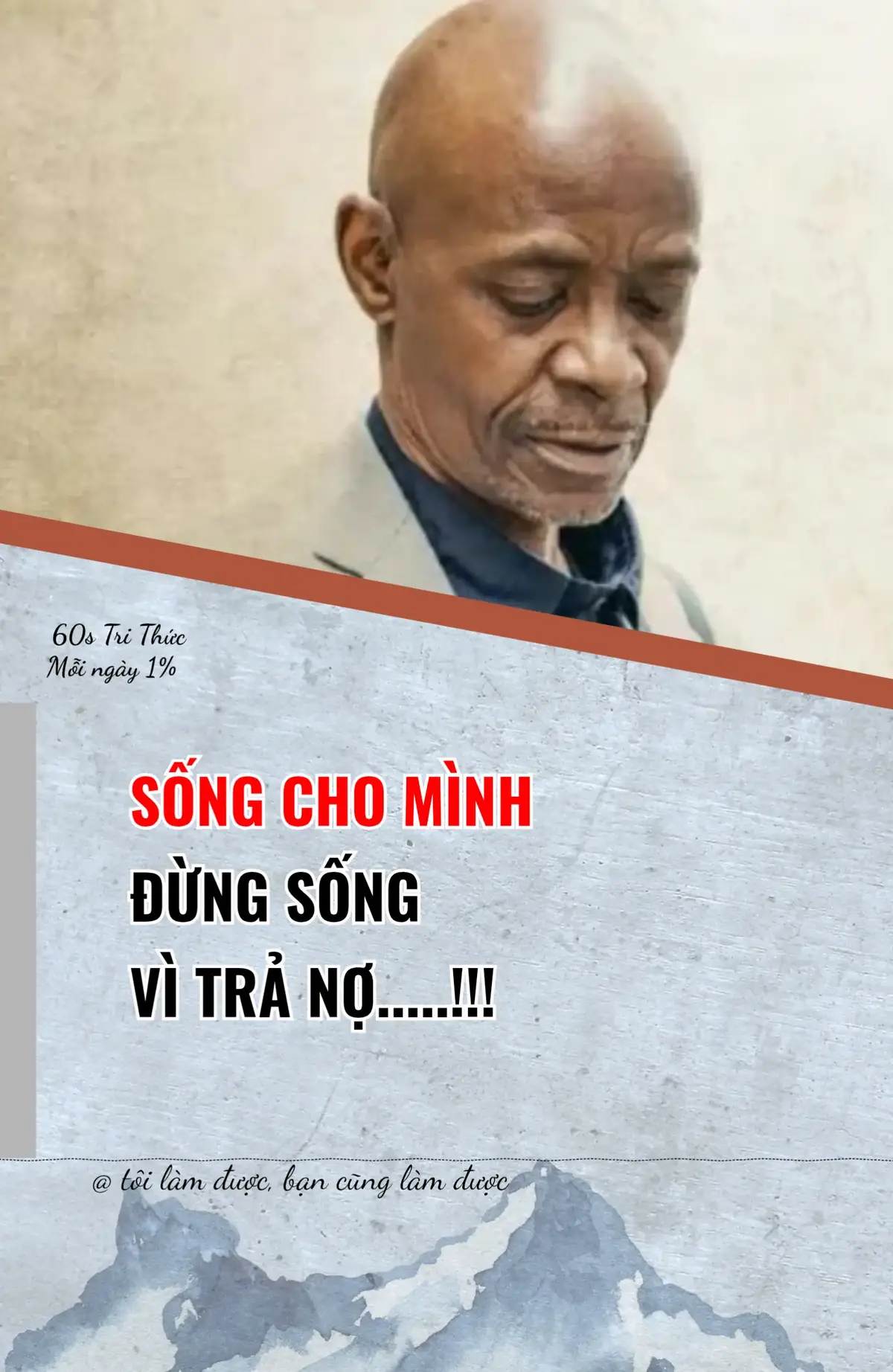 Nhiều người sống cả đời chỉ để trả nợ — nợ tiền, nợ trách nhiệm, nợ kỳ vọng của người khác. Họ quên mất rằng, nợ lớn nhất đời người là nợ chính bản thân mình — nợ những ước mơ chưa thực hiện, những niềm vui chưa dám sống trọn. Sống cho mình không phải là ích kỷ, mà là biết yêu thương bản thân để đủ sức yêu thương người khác. Đừng để đến khi mệt mỏi, mới nhận ra mình đã đánh đổi tuổi trẻ cho những điều vô nghĩa. #60strithuc  #BookTok  #sachhay  #kientri 