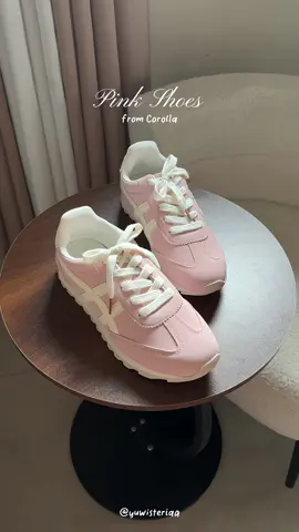 Gift idea: pink shoes from #corolla #shoes #pinkshoes #sneakers #footwear 