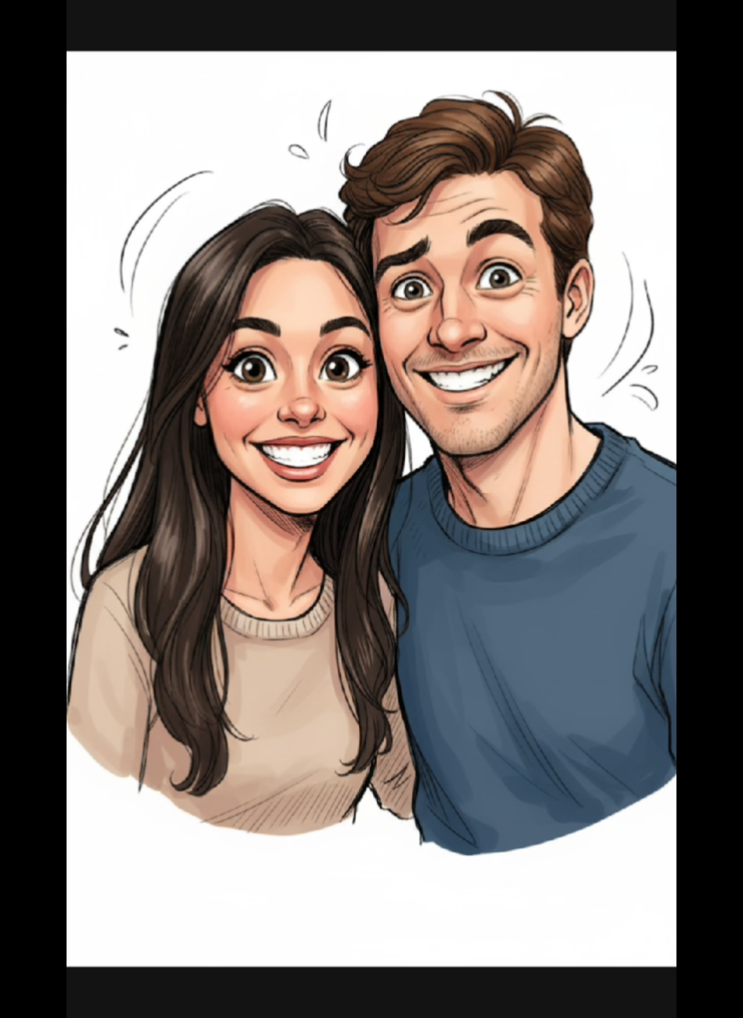 Funnyimage genarate 01 prompt ⬇️⬇️⬇️ Convert this image into a funny sketch cartoon effect, digitally drawn with expressive ink-style outlines, and exaggerated but recognizable facial features. Use vivid digital colors with subtle shading and mild hatching. Maintain a clean [white] background with a few gestural elements to suggest movement. The style should feel lively, energetic, and hand-drawn, capturing the intensity in a playful, caricature-like tone. The overall aesthetic is kinetic and full of personality, #aiprompts #GeminiAI #aiprompt #geminiaiphoto #geminiai 