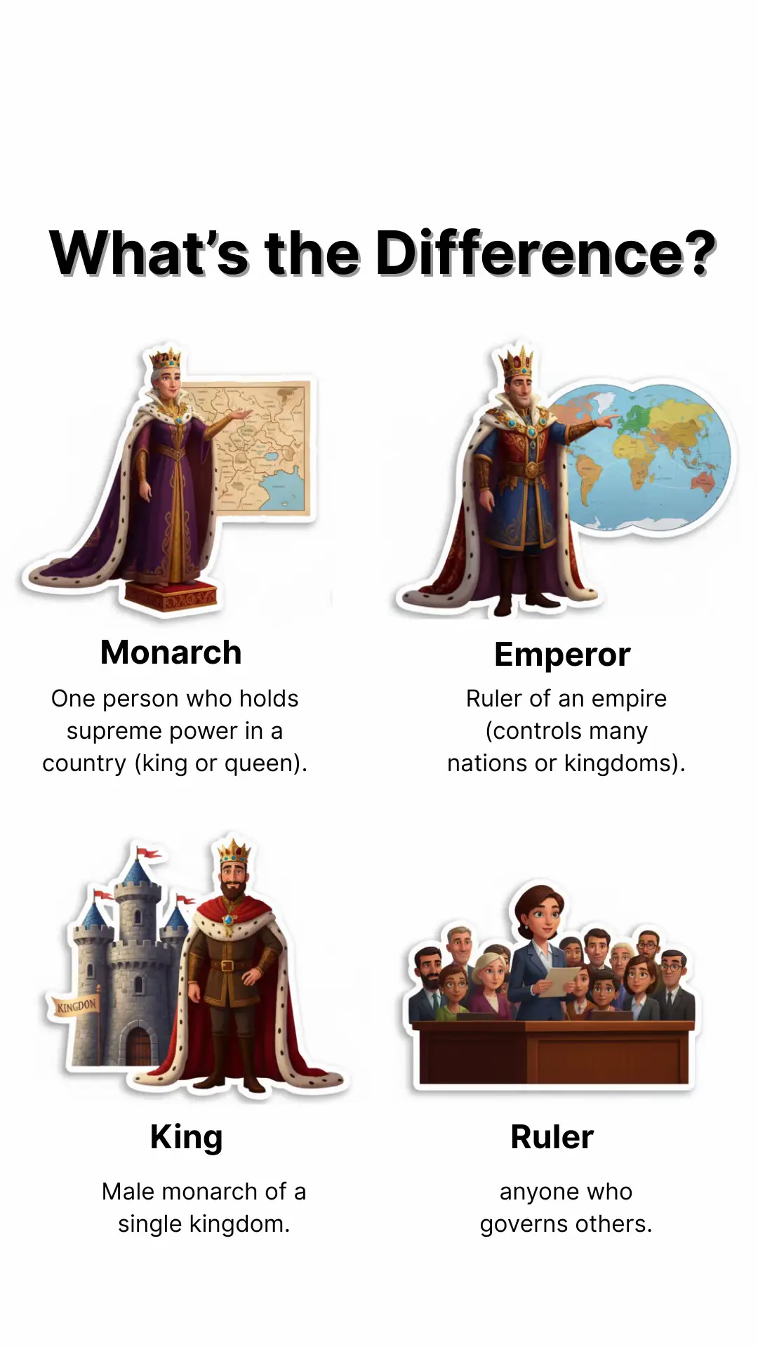 What’s the difference ? English Vocabulary!  #EnglishVocabulary #LearnEnglish #EverydayEnglish #englishforbeginners #ESL 