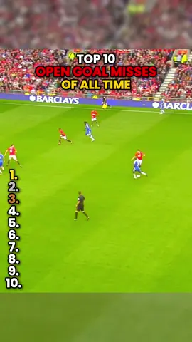 TOP 10 OPEN GOAL MISSES OF ALL TIME PART 1 | #football #Soccer #grkftblranks 