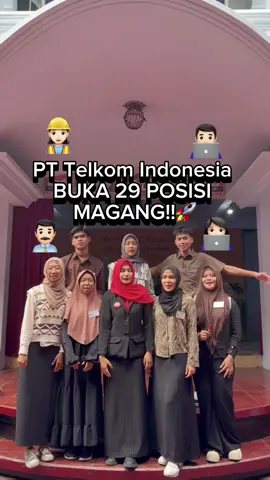 🚨 [PROGRAM MAGANG NASIONAL] PT Telkom Indonesia (Persero) Tbk – Buka 29 Bidang Magang untuk Fresh Graduate! ✨ Saatnya mulai langkah karier profesionalmu bersama PT Telkom Indonesia (Persero) Tbk lewat Program Pemagangan Nasional Batch 2! Program ini terbuka untuk kamu yang baru lulus dan ingin belajar langsung di dunia industri digital bersama perusahaan telekomunikasi terbesar di Indonesia. 🚀 💡 Beberapa posisi unggulan: • AI Engineer • Data Analyst & Visualization • Back-end Developer • Front-end Developer • Fullstack Developer • Business Analyst • Graphic Designer • Marketing & Business Development • Finance Support • Administrative Assistant Dan masih banyak lagi posisi menarik lainnya yang bisa kamu pilih sesuai minat dan jurusanmu! 🌟 💰 Peserta akan mendapatkan uang saku setara UMK, jaminan sosial ketenagakerjaan, pendampingan selama magang, dan sertifikat resmi dari Telkom Indonesia. 🎯 Kualifikasi Umum: • Warga Negara Indonesia (WNI) • Fresh Graduate dari berbagai jurusan (SMA/D3/S1 sesuai bidang) • Komunikatif, adaptif, dan siap belajar • Siap ditempatkan di seluruh Indonesia 📍 Penempatan: Seluruh Indonesia 📅 Daftar Sekarang: https://tinyurl.com/mr2cdkh8 💡 Tips untuk Pelamar: ✅ Tunjukkan semangat belajarmu & kontribusi digitalmu ✅ Sertakan pengalaman akademik atau proyek relevan ✅ Buat CV profesional yang menunjukkan potensi terbaikmu 🚫 Rekrutmen magang PT Telkom Indonesia (Persero) Tbk ini tidak dipungut biaya apa pun. ##telkomindonesia##LokerBUMN##FreshGraduate##fypage##bumn