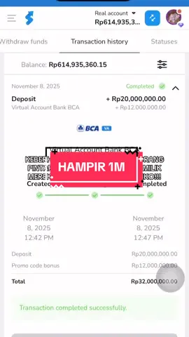 modal 32jt hampir jadi 1 miliar live trade!! #stockitytrading #stockity #tradingfx #tradingforex #fyp 
