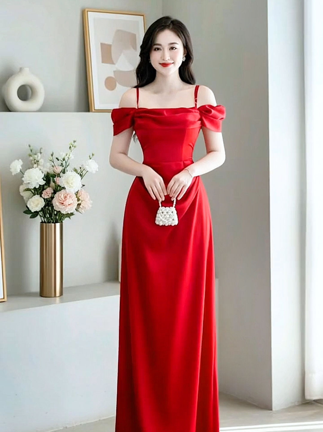 🌿 “Chiếc váy này là kỷ niệm. Là ngày mình biết rằng, dù chuyện gì xảy ra, mình vẫn có thể đứng dậy, chỉnh lại cổ áo, và tiếp tục bước đi.”   #thoitrangnu #thoitrang #vaydutiecsangchanh #vaydutiec #xuhuongtiktok 