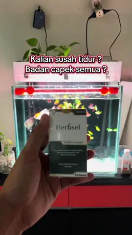 Ini dia solusi untuk kalian yang susah tidur/insomnia, kalian cukup minum HERBSEL untuk menjaga daya tahan tubuh kalian #fyp #insomnia #affiliatepemula #vieherb #obatherbal 