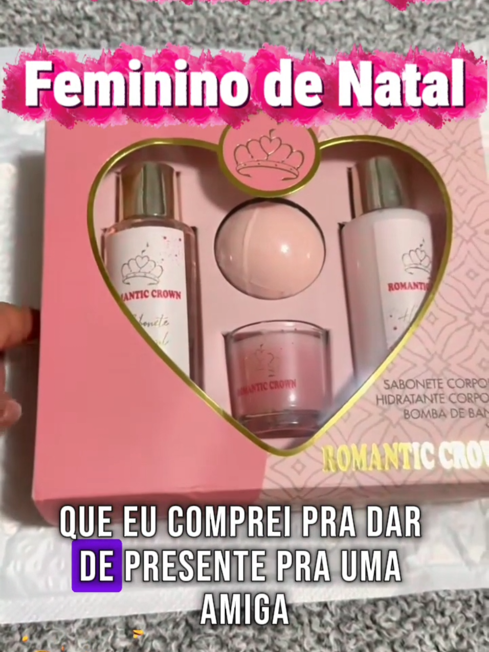 Kit Presente Spa Feminino de Natal com Aromaterapia para Banho, Ideal para Aniversário, Mãe, Esposa e Namorada #mae #casal #esposa #namoro #viral 