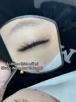 Cơ địa khách hay chảy nước mắt nhưng cũng ko làm khó được em 👉🏻 khách xài toàn cả tháng #chuyênmithiếtkế #nốimiđẹphócmôn #nốimiđẹpquận12 #nốimi 