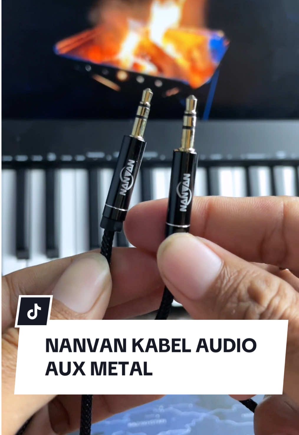 NANVAN KABEL AUDIO AUX METAL #kabelheadphone #kabellivestreaming #jackaudio 