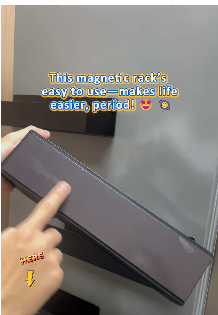 Who hasn't knocked over a spice jar while grabbing ketchup?😫This magnetic rack stops the mess— sticks tight to fridges! #flashsale #MagneticRack #HomeHacks #kitchenaesthetic #magnetic