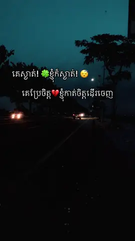 ដេីរចេញរៀងខ្លួន#foryoupage❤️❤️ #fyp #foryou #អារម្មណ៍ដ៏សែនឈឺចាប់🥀💔😢 #បងឈឺចាប់ណាស់អូនអើយ💔🥀😭😭មានលឺបងហៅអូនទេ😭😭 