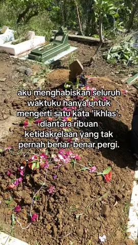 ikhlas? saya sudah dititik pasrah untuk menjelaskan bagaimana cara melepaskan🥹 #kehilanganorangtersayang #rinduayah #kematian #meninggal #yatim 