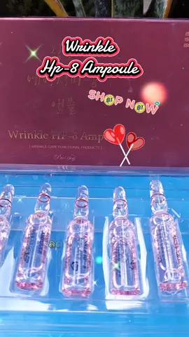 Wrinkle Hp-8 Ampoule #tiktokviral #tiktokshop #เซรั่ม #ampoule #ลดริ้วรอย 