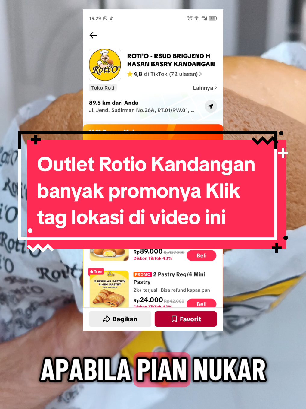 Outlet Rotio Kandangan banyak promonya beli di TikTok lebih murah klik tag lokasi di video ini #rotio #rotioicecream  #kandangan #kandanganbungas 