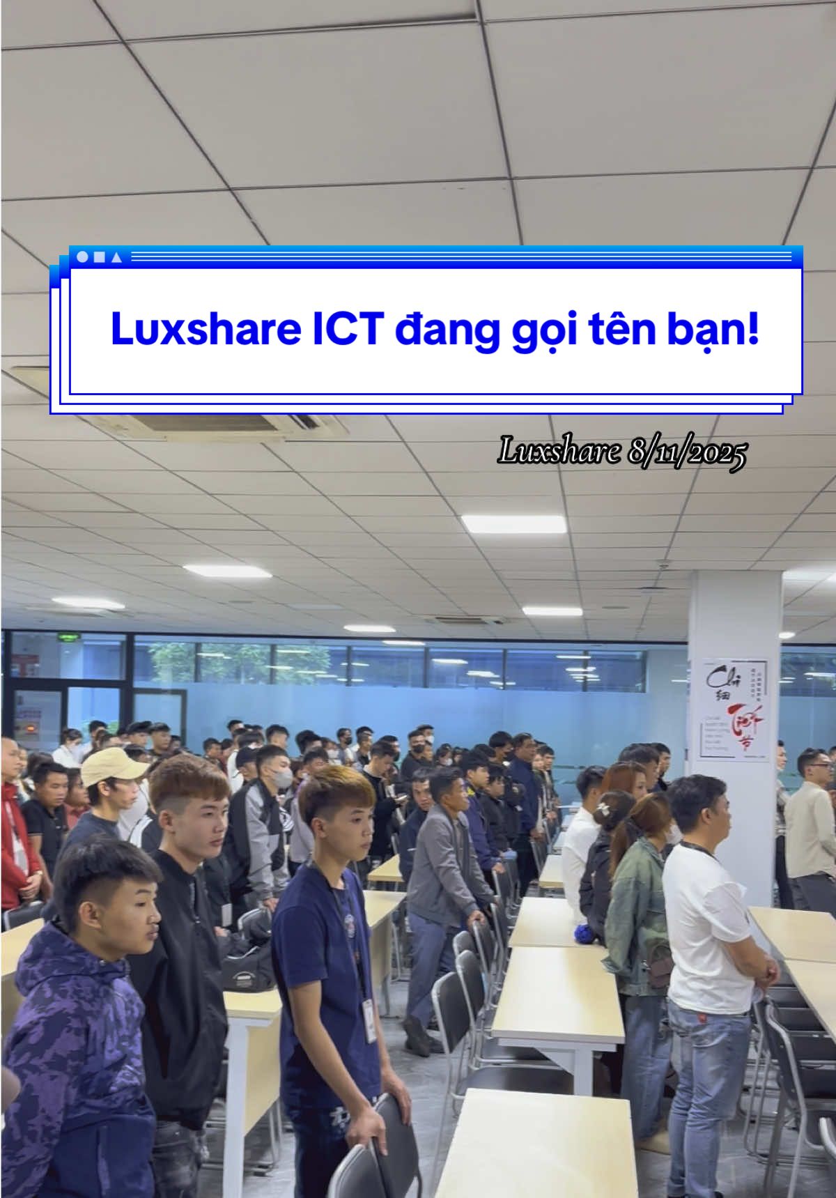 Luxshare ICT Vân Trung đào tạo 8/11. #luxshareict #luxshareictvântrung #kcnvantrungbacgiang #luxsharequangchau #kcnquangchau 