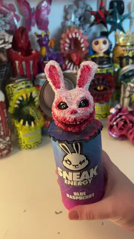 Horror bunny with @Sneak Energy LTD #sneakenergy #sneak #horrorbunny #creepyart 
