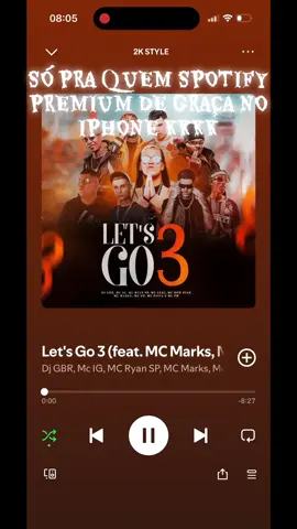 SPOTIFY PREMIUM FREE NO IPHONE!! #spotify #iphone #spotifypremiumfree #spotifypremium #spotifyfree 