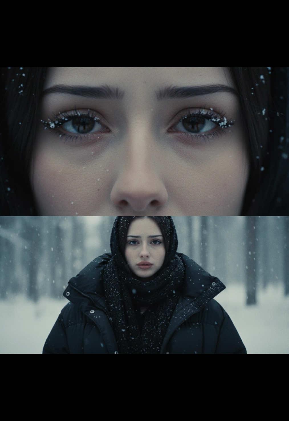 Инcтрyкция👇🏻🤍.   1. Захoдим ко мне в профиль -> нажимаем на сссылку в описании профиля -> не переходя в канал жмем 3 точки ••• в правом верхнем углу -> открыть в бpaузере, после чего вас перекинет на нужный кaнал, в который есть пост с нужными гпт     2. Выбираем любой из предложенных в посте гпт(советую попробовать каждый по очереди, т.к все делают по-разному красиво и у вас будет возможность выбрать лучший вариант)     3. Вставляем нужное фото и вводим промт: «Сделай зимний коллаж из двух фото. Верхнее фото (глаза крупным планом): На ресницах видны снежинки, которые частично тают. Нижнее фото (портрет лица): Увеличенный портрет, показывающий все лицо целиком. На бровях, волосах, щеках и одежде видны снежинки. Я одета в свободный зимний пуховик и черный шарф. Фон: заснеженная, ненасыщенная, слегка размытая зимняя среда.»     4. Получаем шикарный результат🙂‍↕️.   Настоятельно рекомендую пробовать обработку именно по моей инструкции, т.к другие нейросети, к сожалению, не делают так реалистично и качественно!🤍  #зима #коллаж #chatgpt #gpt #ai 