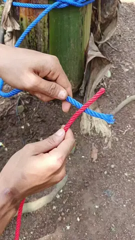 How to connect a rope 💯 #knot #knottying #DIY 