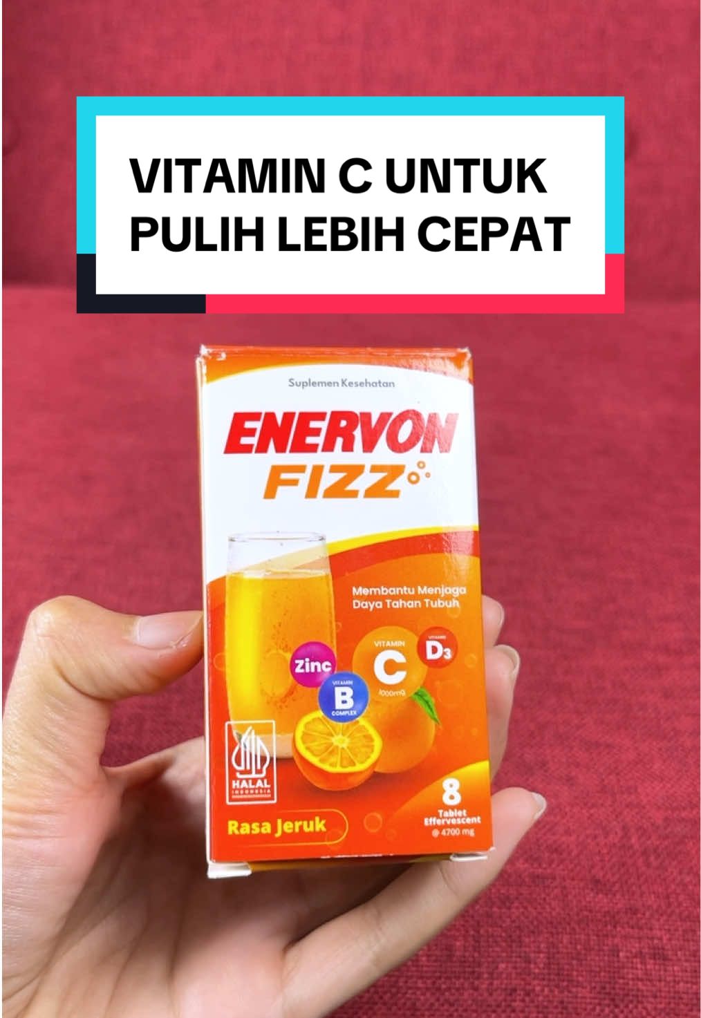 Rekomendasi Vitamin C untuk kesehatan tubuh tubuh kalian yang gampang drop🥰 #EnervonFIZZ #BackToFIZZ