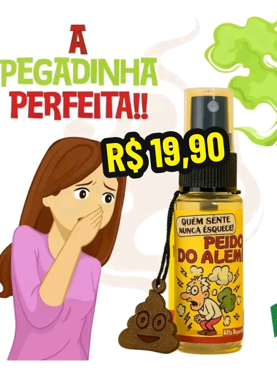 Quer garantir boas risadas? Conheça o Spray de Peido Pronto! Ideal para pegadinhas e momentos de zoeira com amigos e familiares. Com odor forte e efeito imediato, promete reações hilárias e muita diversão! 😂 Compacto e fácil de usar, vem em frasco de 15ml. Tudo isso por apenas R$ 19,90! #DIY #fyp #viral #brasil🇧🇷 #trend @EstranhoFato @EstranhoFato @EstranhoFato #trend #brasil🇧🇷 #viral #fyp #DIY #curiosidades #lendas #historias #fyppppppppppppppppppppppp #foryou #foryoupage #tiktokbrasil #tiktoktrend #LifeHack #reels #viralvideotiktok #Mistérios #mistérioreal #MundoSombrio #HistóriasReais