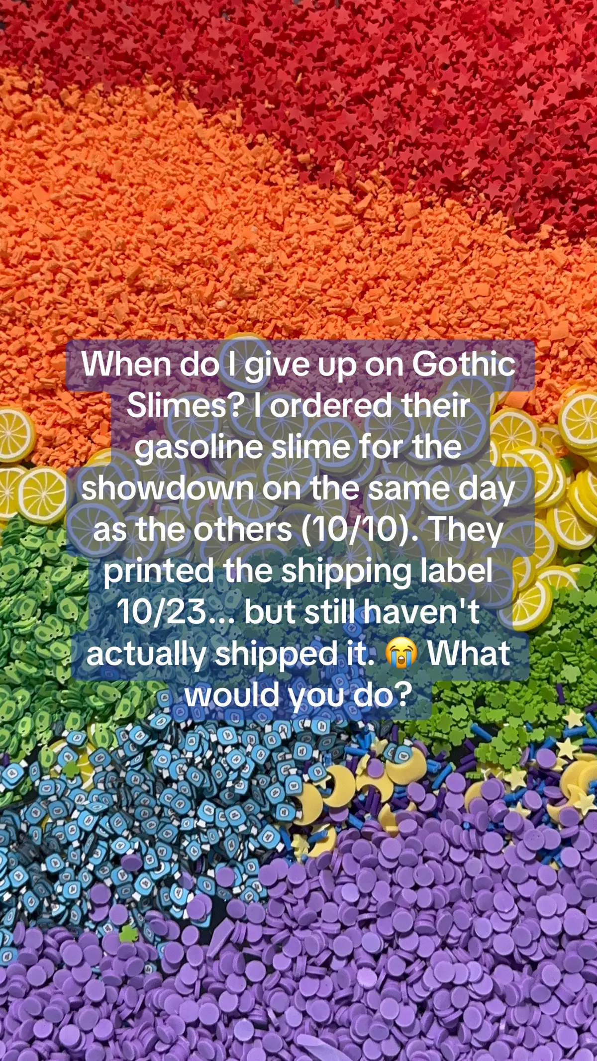 What would you do in this situation? It was originally estimated to deliver 10/24-10/28.... #slime #slimeorder #missingorder #customerservice 