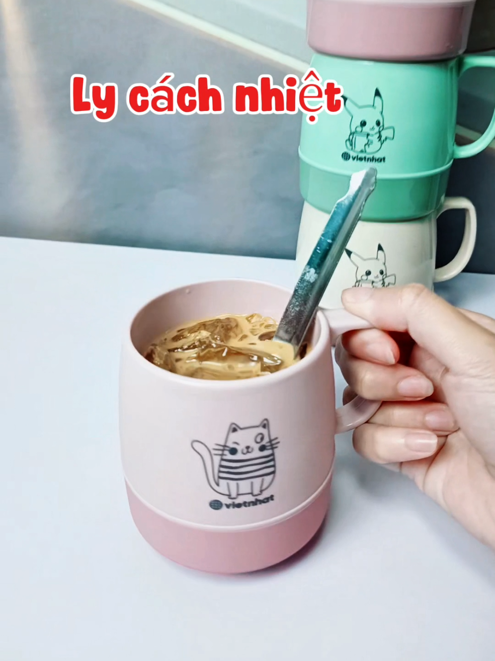 ly cách nhiệt Việt Nhật #lyuongnuoc #lycachnhiet #lycachnhiet2lop #ly #xuhuong 