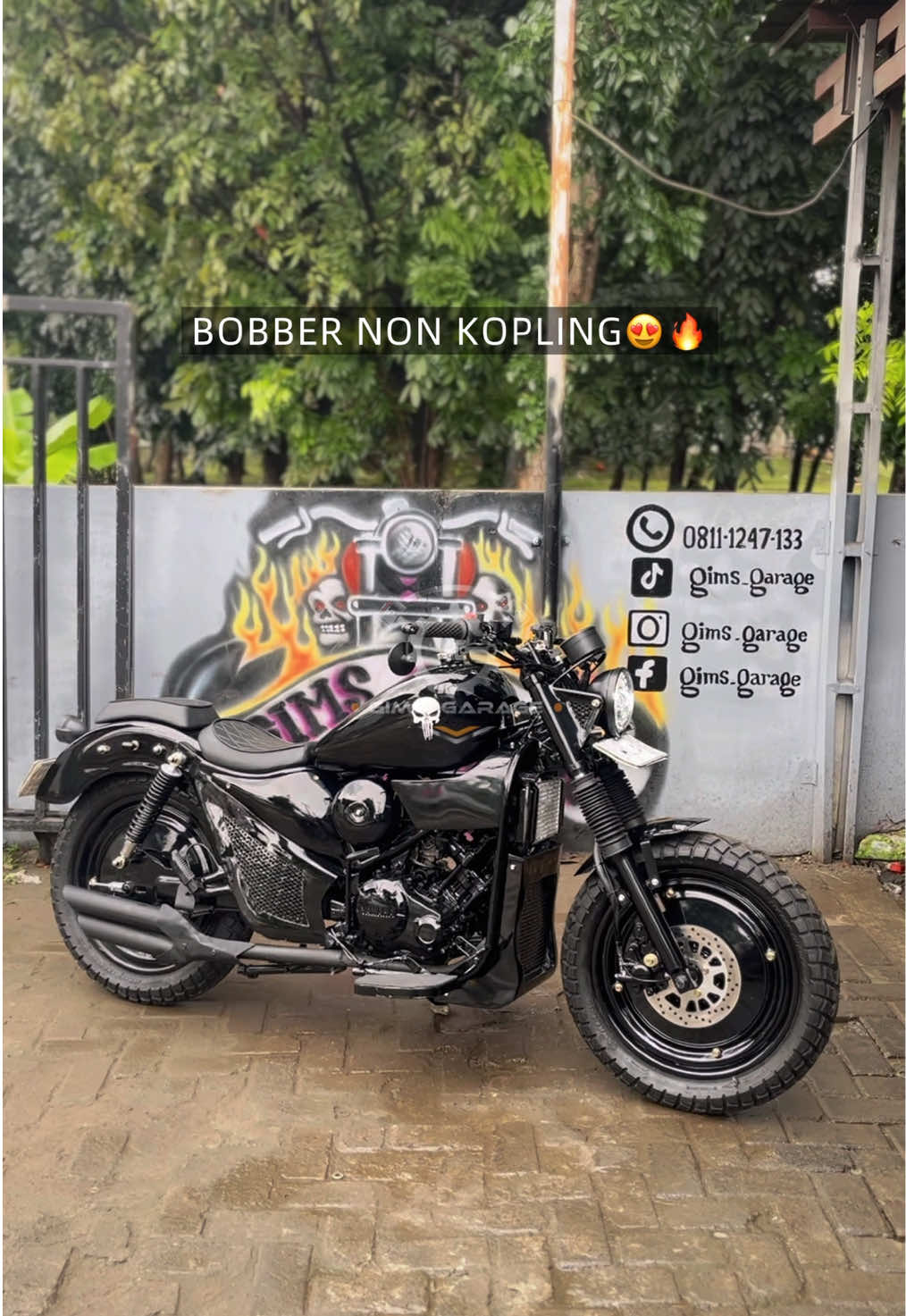 Bobber non kopling🔥 Cocok untuk sobat’yang tidak bisa pakai kopling😍unit ready yang minat gaskeun langsung wa admin🙏🏻☺️ #fyp #fypage #bobber #motorcycle #viral 