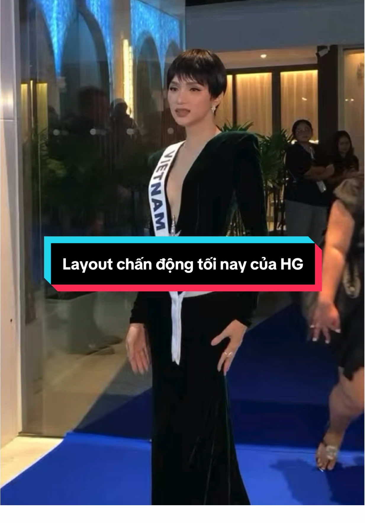 Cận cảnh look 2 day 7 của Hương Giang làm chấn động truyền thông tại buổi tiệc tối nay #huonggiang #missuniverse #missuniversevietnam #bonbeautyfanvn #xhtiktok 