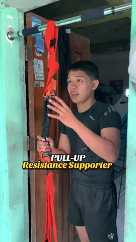 Solid nakakatulong talaga to na mas makapg reps sa pull up #pullupresistance #pullupassistance #pullupwithstrap #strugglingwithpullup #pullupresistancesupport 