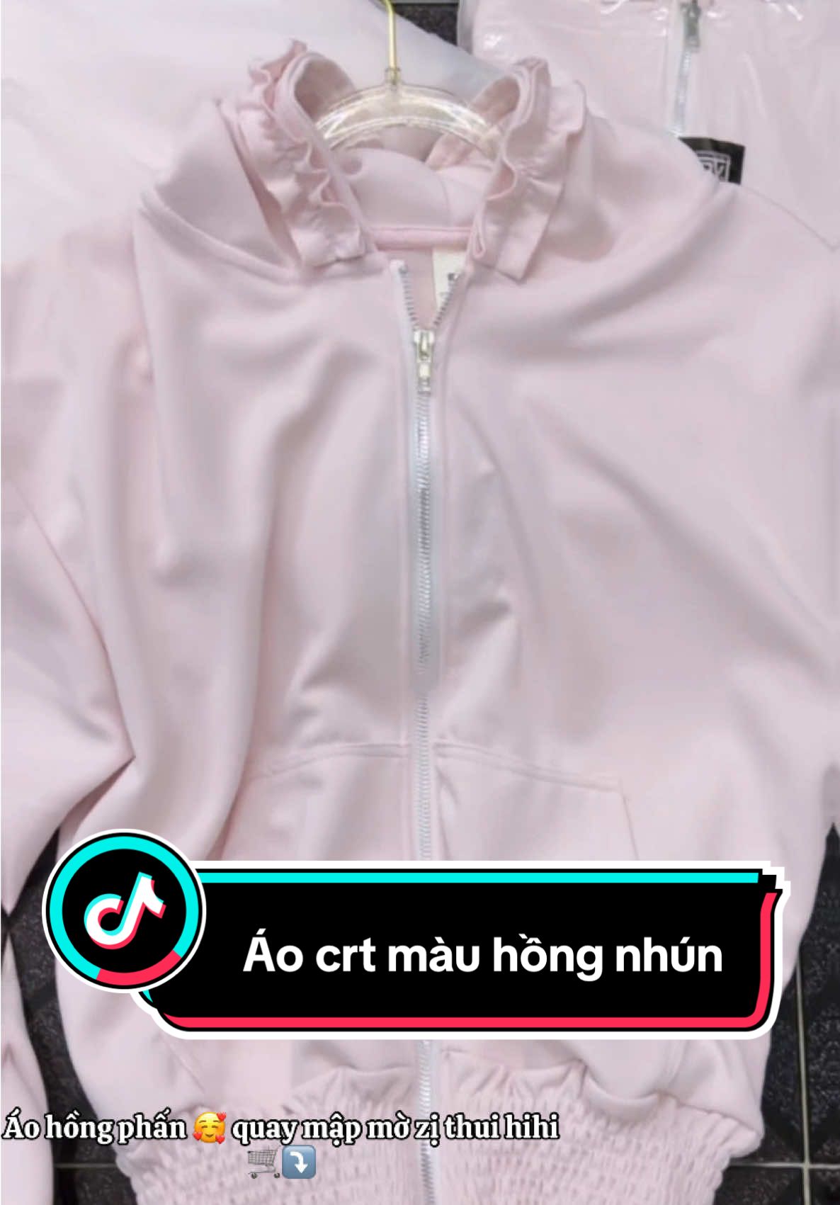 Áo crt màu hồng nhún#fyp #tiktok 