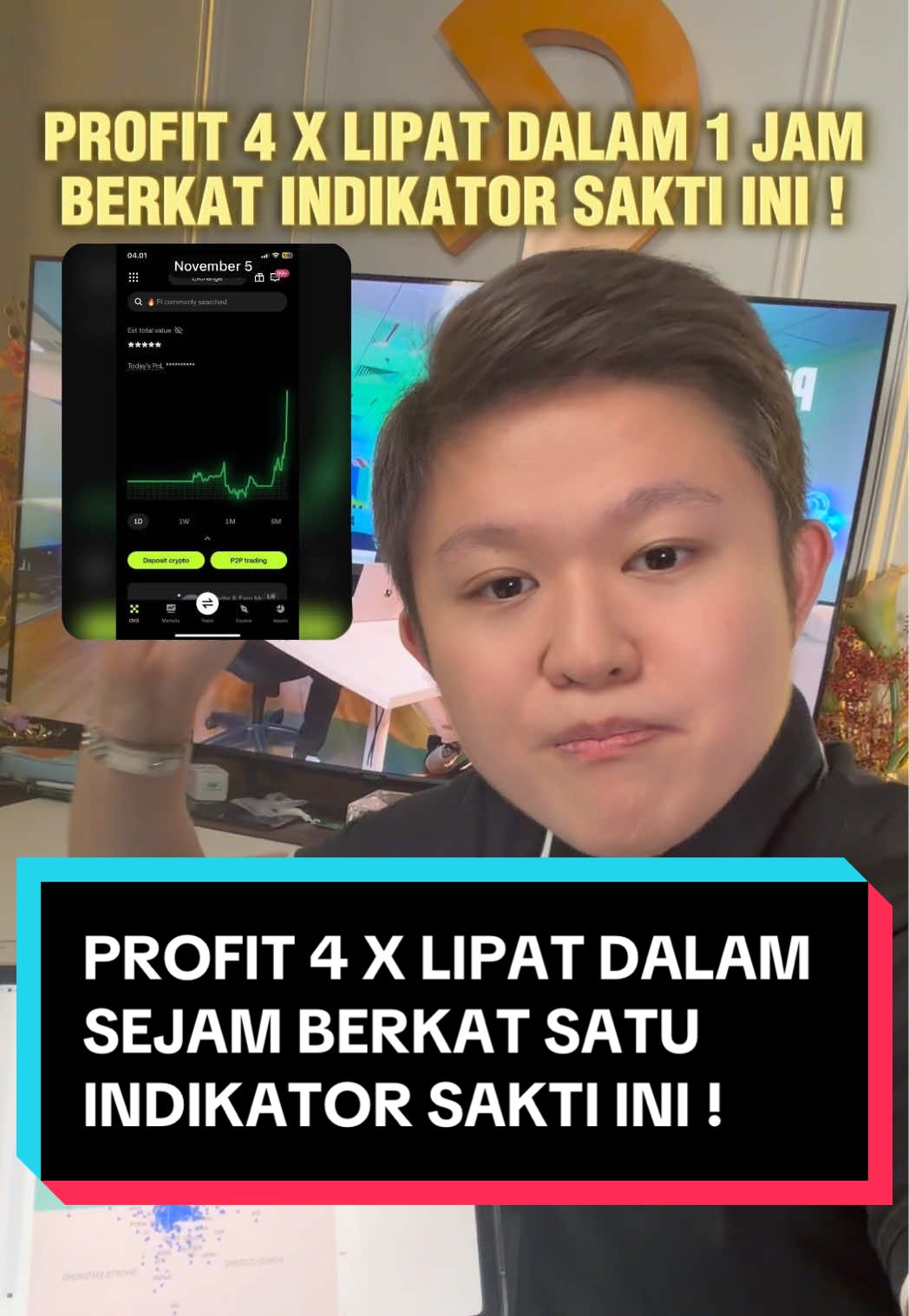 INDIKATOR SAKTI INI BISA BIKIN KITA PROFIT 4 X LIPAT DALAM 1 JAM ‼️ BUAT YANG MAU DAPAT AKSES INDIKATORNYA BISA KOMEN “CUAN” DI VIDEO INI 👇👇