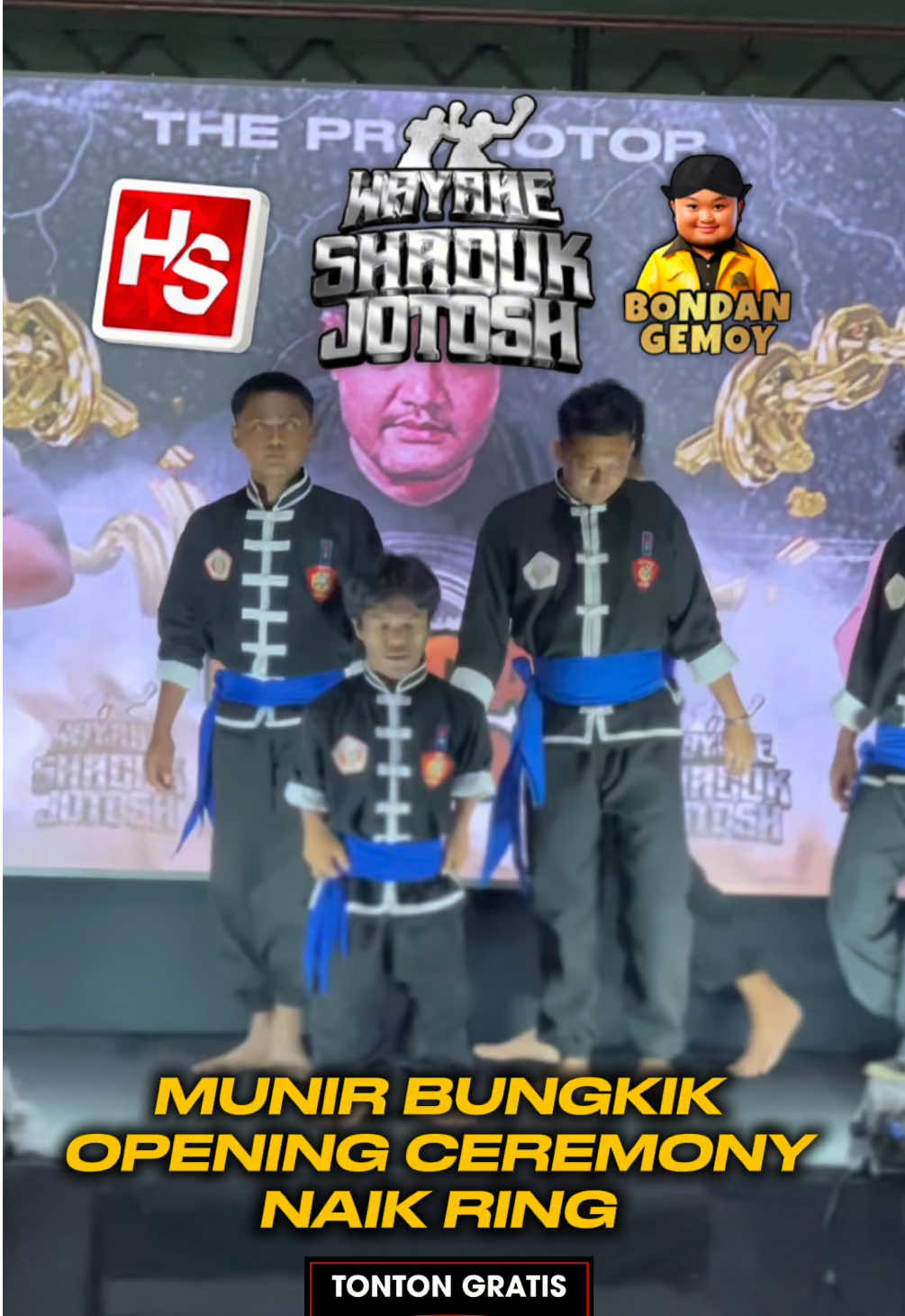 MUNIR BUNGKIK VS IPUL CASPER SAKSIKAN VIDEO LENGKAPNYA DI YT BONDAN GEMOY #bondangemoy #shadukjotosh #herobondangemoy 