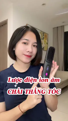 Chải thẳng tóc nhanh chóng luôn nha #luocdien #luocdienchaitoc #luocdienionam #luocdienchaithangtoc 