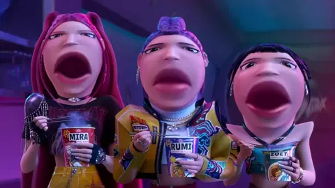 Kpop demon hunters, but weird#howisdone #kpopdemonhunters #weird #huntrx #bighead 