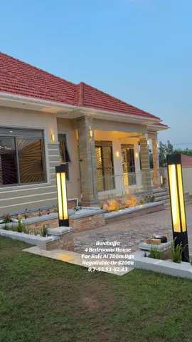 Bwebajja 4 Bedrooms pretty house for sale at 700m Ugx or $200k negotiable  ☎️0755515243 It has 4 Bedrooms,living room and dining room,2 savant’s quarters and semi furnished kitchen High end workmanship. #foryou #foryoupage #fypシ゚viral #trendingvideo 