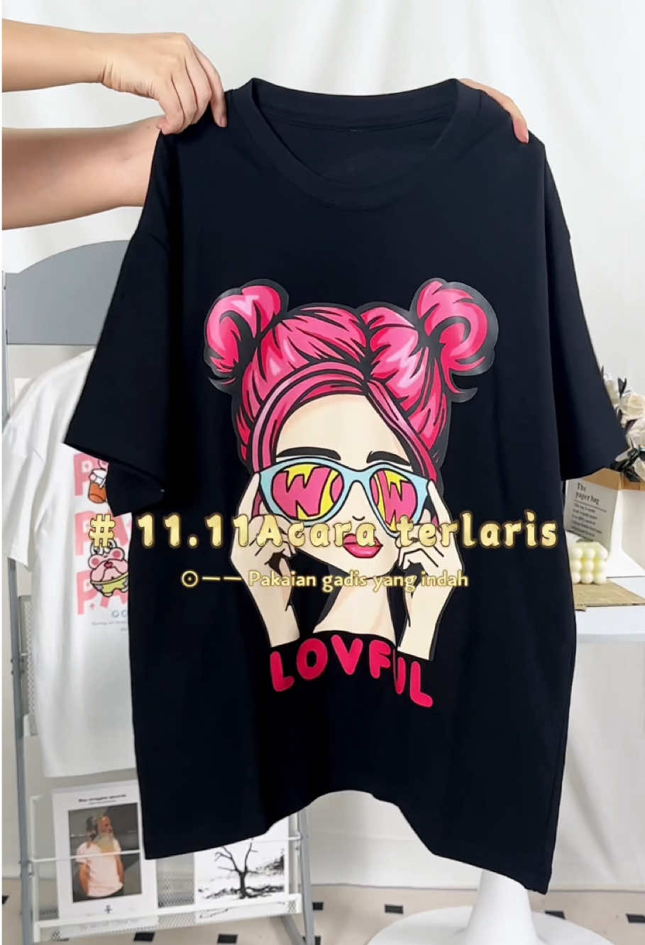 Ekstravaganza Mode 11.11 Berlanjut🥳#1111 #1111sale #promoguncang1111 #OOTD #kaosmurah #outfitideas #vintage #Lovfuloffical #fashion101 #korengan #girlsfashion #DailyRoutine #oversizedtee #Fitness 