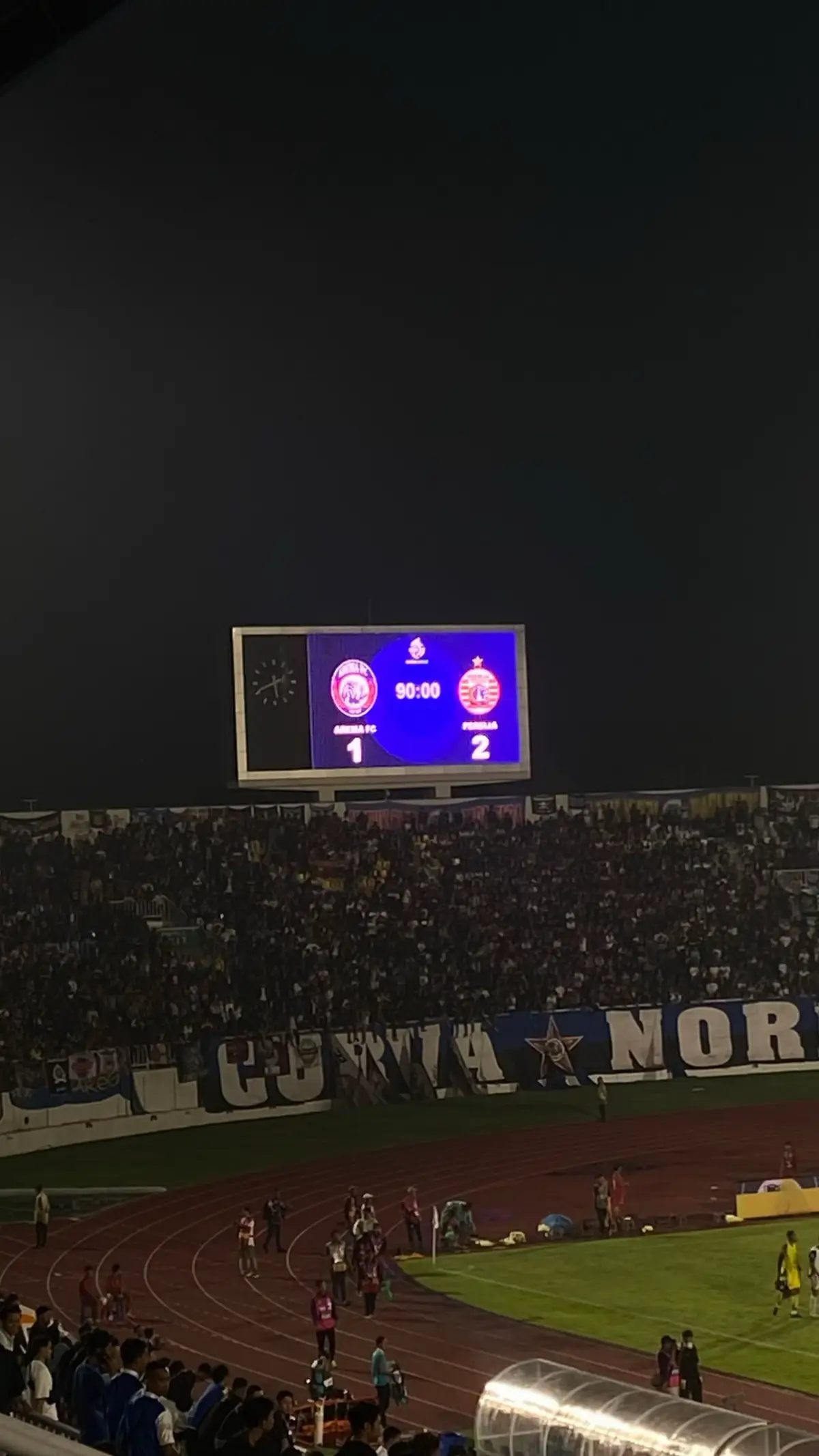 alhamdulilah 3+ dari malang🧡💙 #jakangel #persija #malang #thejak 