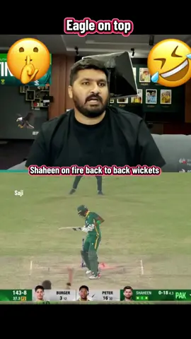 Kaptan back to back wickets 🔥💥💥 #cricket #cricketupdate #reaction #furqanbhatti #shaheenafridi 