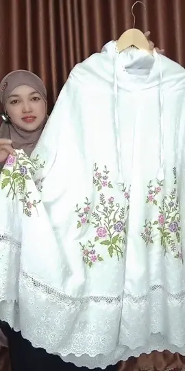 CANTIK MEWAH ELEGAN ‼️  #mukena  #mukenadewasa  #mukenaputih #mukenabordir  #mukenamewah