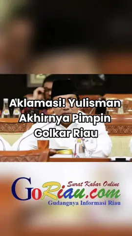 Aklamasi! Yulisman Akhirnya Pimpin Golkar Riau Yulisman resmi memimpin DPD Partai Golkar Riau untuk periode 2025–2030. Ia terpilih secara aklamasi dalam Musyawarah Daerah ke-11 yang digelar di Pekanbaru, Sabtu, 8 November 2025. Waketum DPP Golkar Idrus Marham yang hadir mewakili Ketum Bahlil Lahadalia menegaskan — tantangan Yulisman adalah menyatukan seluruh kekuatan partai di Riau. Idrus optimis, kalau seluruh potensi kader disatukan, Golkar bakal jadi kekuatan politik besar di Bumi Lancang Kuning! Pesan Bahlil jelas: perkuat struktur, rangkul semua pihak, dan buka ruang bagi siapa pun yang ingin membesarkan partai. Terpilihnya Yulisman secara aklamasi jadi sinyal kuat — Golkar Riau kompak dan siap menuju kemenangan di 2029! Apakah Yulisman bisa membawa Golkar Riau makin solid? Tulis pendapatmu di kolom komentar ya. Baca selengkapnya dibgoriau.com https://www.goriau.com/berita/baca/terpilih-aklamasi-yulisman-pimpin-golkar-riau-periode-20252030.html #beritahariini #fy #pekanbaru #riau #berita 