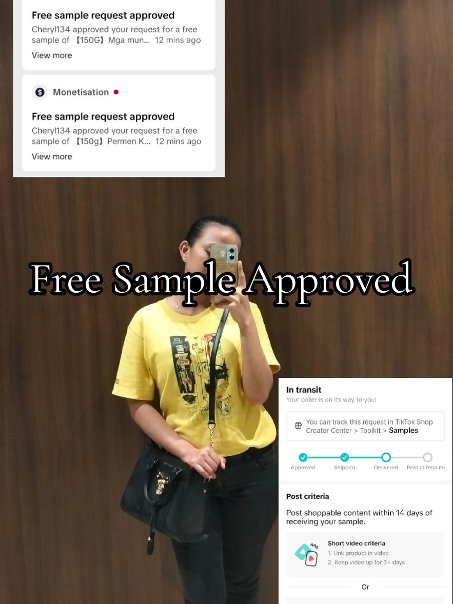 Another Free Sample Approved ✨🥰 #freesamplesapproved  #freesamplestiktokshop  #fypシ  #affiliatemarketing  #tiktok 