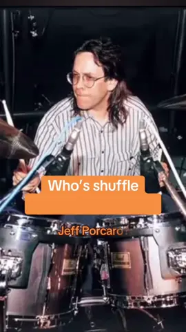 Who’s shuffle do you like better? #johnbonham #jeffporcaro #shuffle #drums #drummer 
