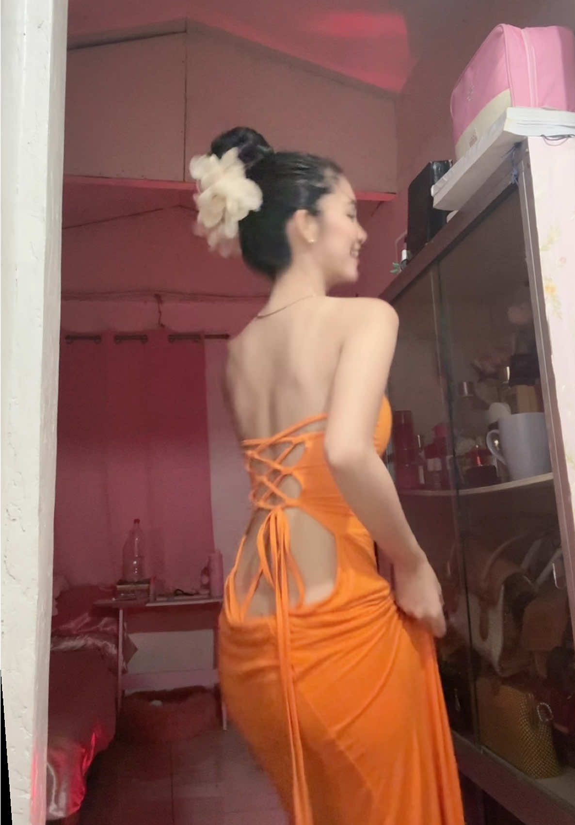 #orangedress #dress #fyp #trending #xycba 